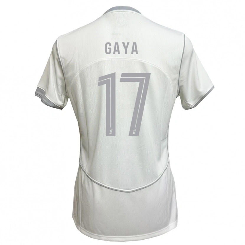 Danxen Mænd Yacine Gaya #17 Hvid Grå Udebane Spillertrøjer 2026/27 Trøje T-Shirt