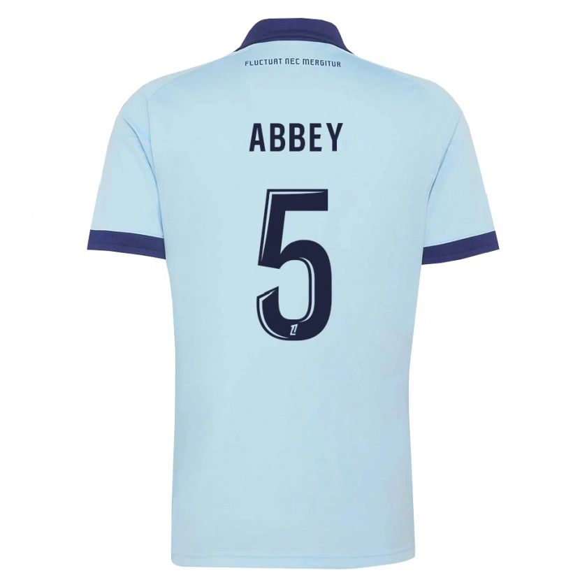Danxen Mænd Emmanuel Abbey #5 Kornblomstblå Sort Udebane Spillertrøjer 2026/27 Trøje T-Shirt