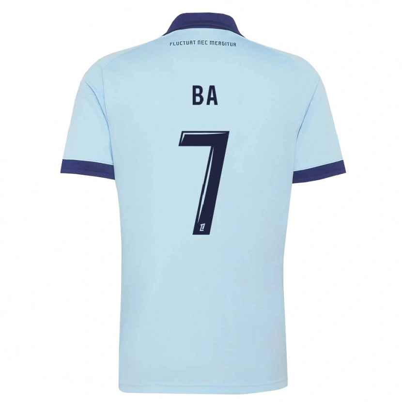 Danxen Mænd Mohamed Ba #7 Kornblomstblå Sort Udebane Spillertrøjer 2026/27 Trøje T-Shirt