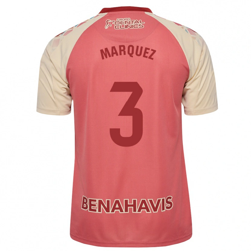 Danxen Mænd David Márquez #3 Lys Pink Rød Blå Udebane Spillertrøjer 2026/27 Trøje T-Shirt