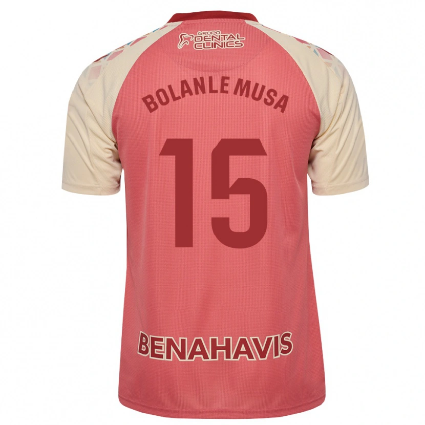 Danxen Mænd Wahab Bolanle Musa #15 Lys Pink Rød Blå Udebane Spillertrøjer 2026/27 Trøje T-Shirt