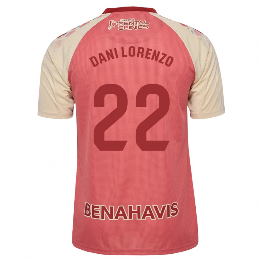 Danxen Mænd Dani Lorenzo #22 Lys Pink Rød Blå Udebane Spillertrøjer 2026/27 Trøje T-Shirt