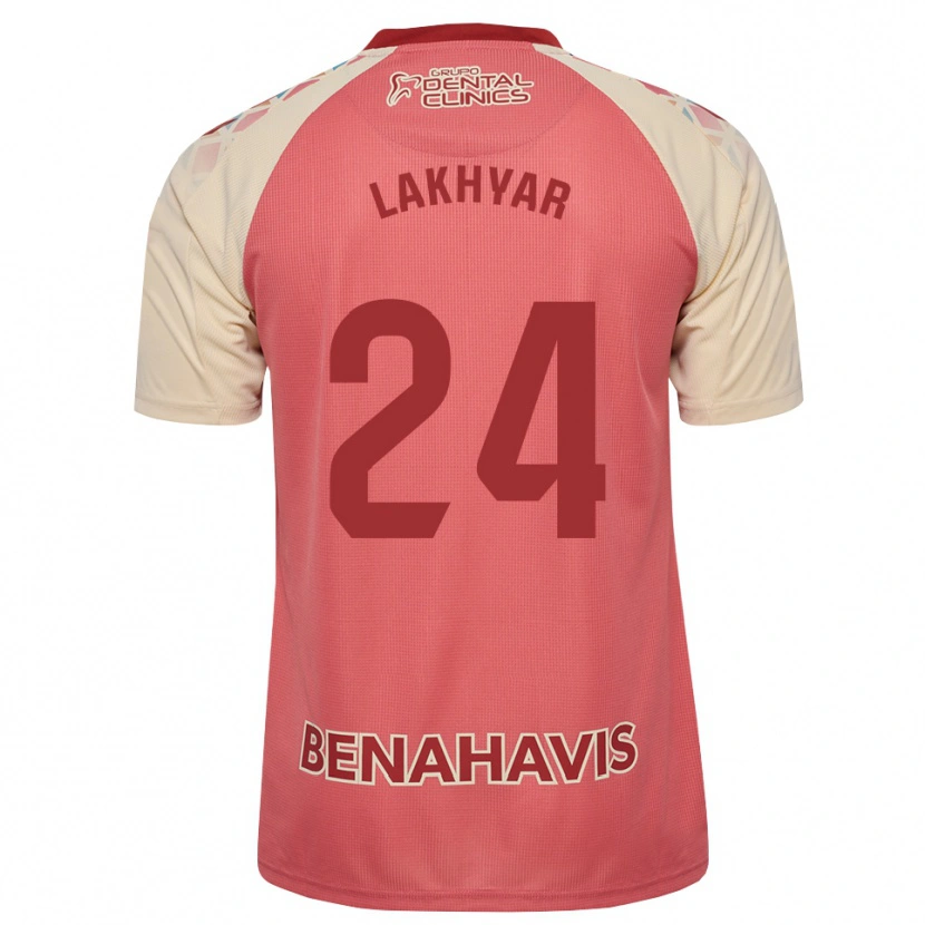 Danxen Mænd Houssam Lakhyar #24 Lys Pink Rød Blå Udebane Spillertrøjer 2026/27 Trøje T-Shirt
