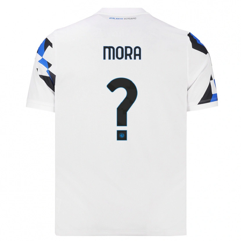 Danxen Mænd Christian Mora #0 Hvid Rød Blå Udebane Spillertrøjer 2026/27 Trøje T-Shirt