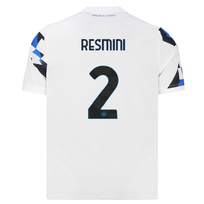 Danxen Mænd Martina Resmini #2 Hvid Rød Blå Udebane Spillertrøjer 2026/27 Trøje T-Shirt