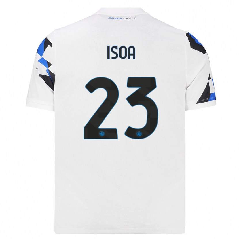 Danxen Mænd Isaac Isoa #23 Hvid Rød Blå Udebane Spillertrøjer 2026/27 Trøje T-Shirt