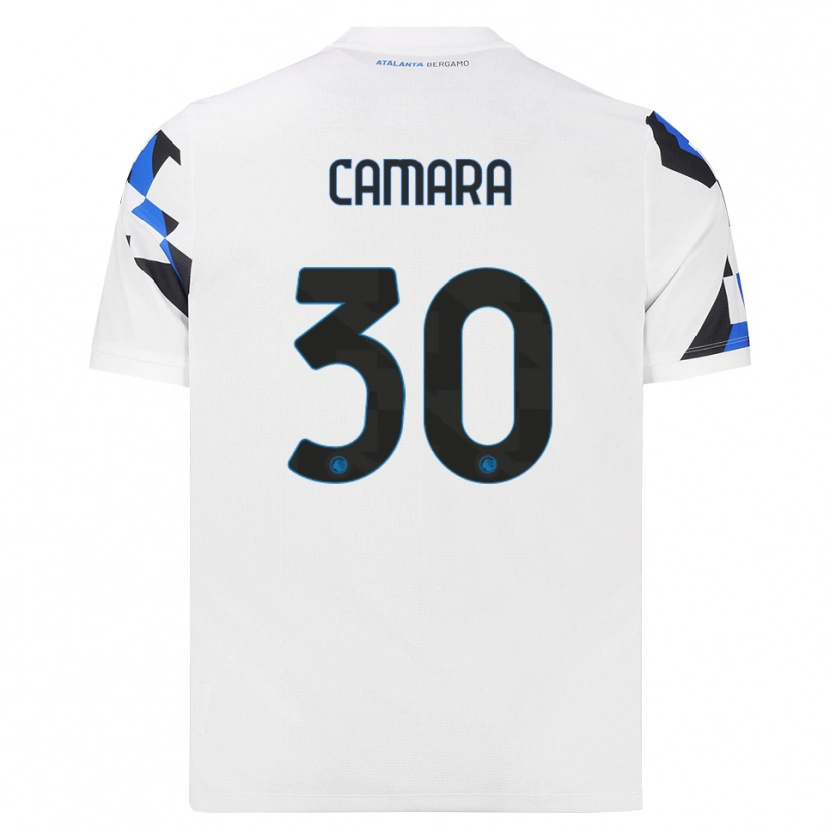 Danxen Mænd Henry Camara #30 Hvid Rød Blå Udebane Spillertrøjer 2026/27 Trøje T-Shirt