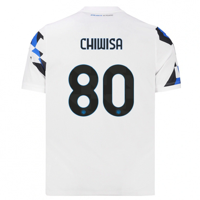 Danxen Mænd Mannah Chiwisa #80 Hvid Rød Blå Udebane Spillertrøjer 2026/27 Trøje T-Shirt