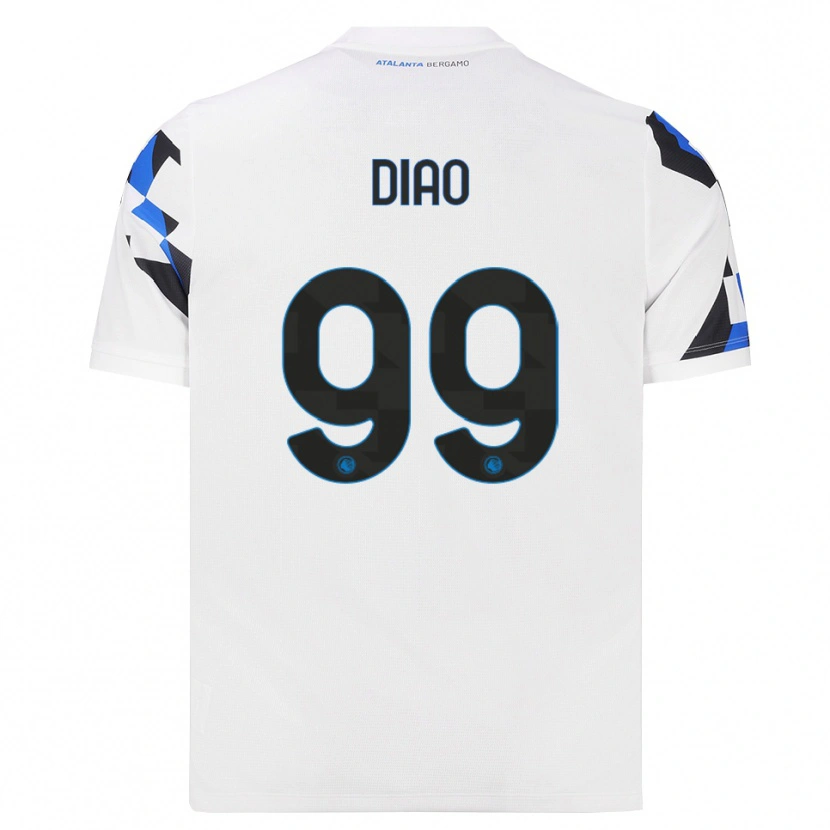 Danxen Mænd Siren Diao #99 Hvid Rød Blå Udebane Spillertrøjer 2026/27 Trøje T-Shirt