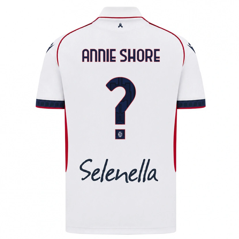 Danxen Mænd Margot Annie Shore #0 Hvid Rød Kongelig Blå Udebane Spillertrøjer 2026/27 Trøje T-Shirt
