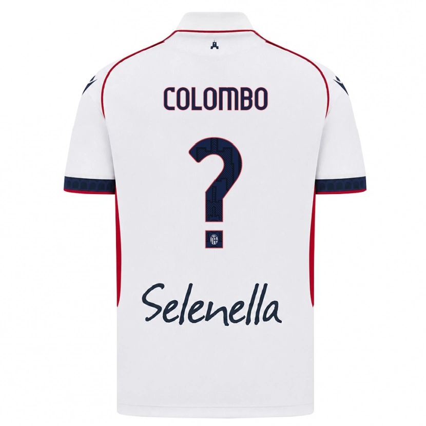 Danxen Mænd Valentina Colombo #0 Hvid Rød Kongelig Blå Udebane Spillertrøjer 2026/27 Trøje T-Shirt