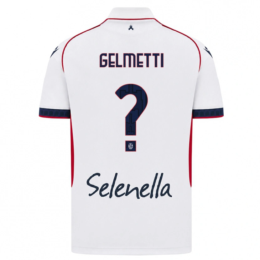Danxen Mænd Martina Gelmetti #0 Hvid Rød Kongelig Blå Udebane Spillertrøjer 2026/27 Trøje T-Shirt