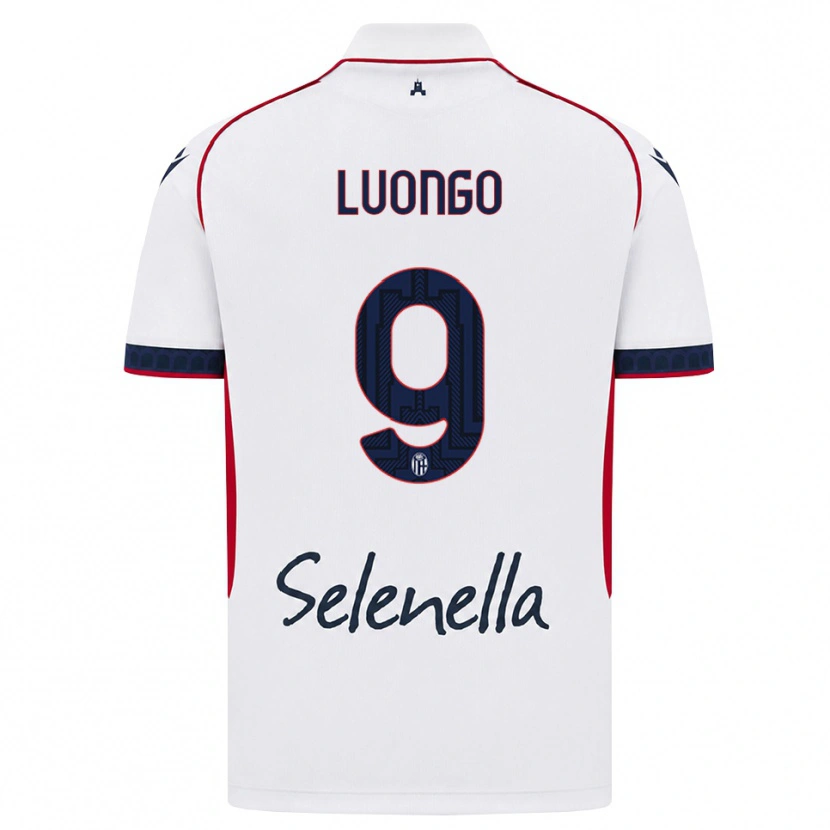 Danxen Mænd Francesco Luongo #9 Hvid Rød Kongelig Blå Udebane Spillertrøjer 2026/27 Trøje T-Shirt