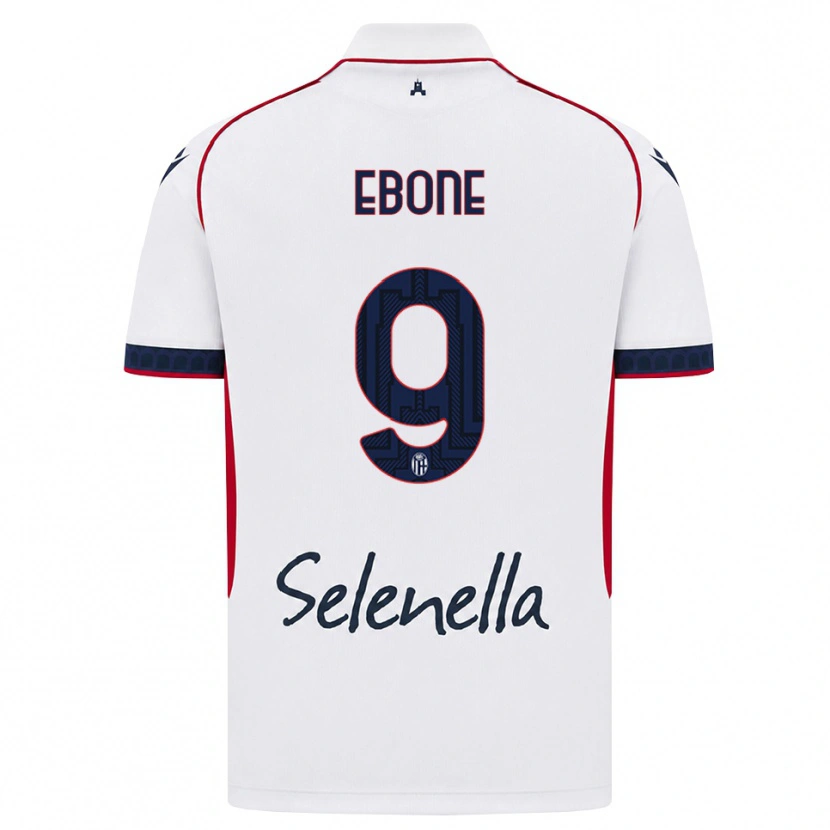 Danxen Mænd Tommaso Ebone #9 Hvid Rød Kongelig Blå Udebane Spillertrøjer 2026/27 Trøje T-Shirt