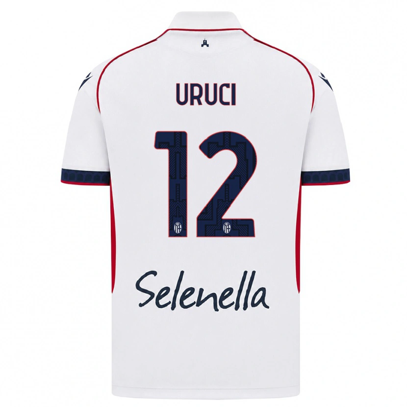 Danxen Mænd Klejton Uruci #12 Hvid Rød Kongelig Blå Udebane Spillertrøjer 2026/27 Trøje T-Shirt