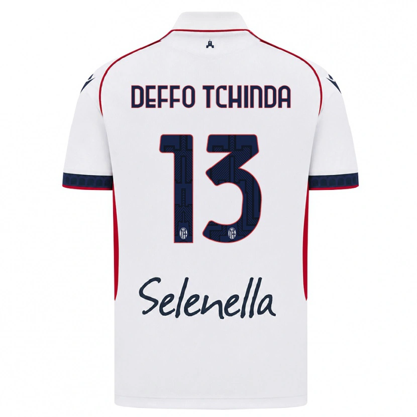 Danxen Mænd Owen Deffo Tchinda #13 Hvid Rød Kongelig Blå Udebane Spillertrøjer 2026/27 Trøje T-Shirt