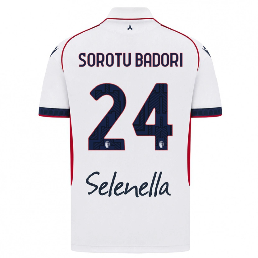 Danxen Mænd Kwesi Sorotu Badori #24 Hvid Rød Kongelig Blå Udebane Spillertrøjer 2026/27 Trøje T-Shirt