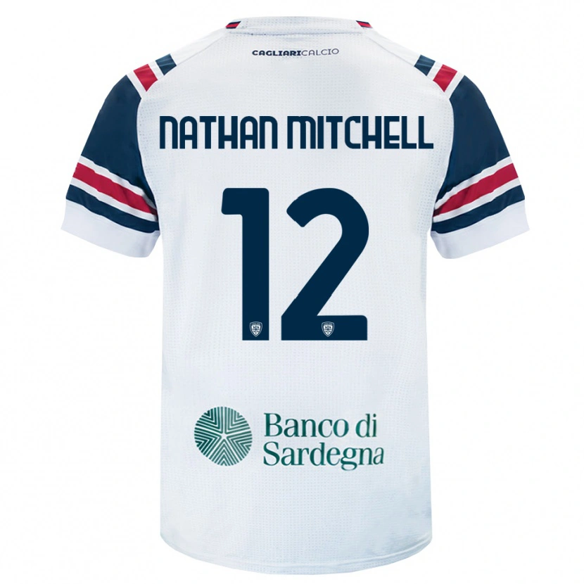 Danxen Mænd Anton Nathan Mitchell #12 Hvid Rød Grøn Udebane Spillertrøjer 2026/27 Trøje T-Shirt