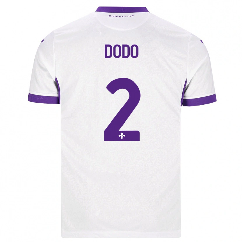 Danxen Mænd Dodô #2 Hvid Lilla Udebane Spillertrøjer 2026/27 Trøje T-Shirt