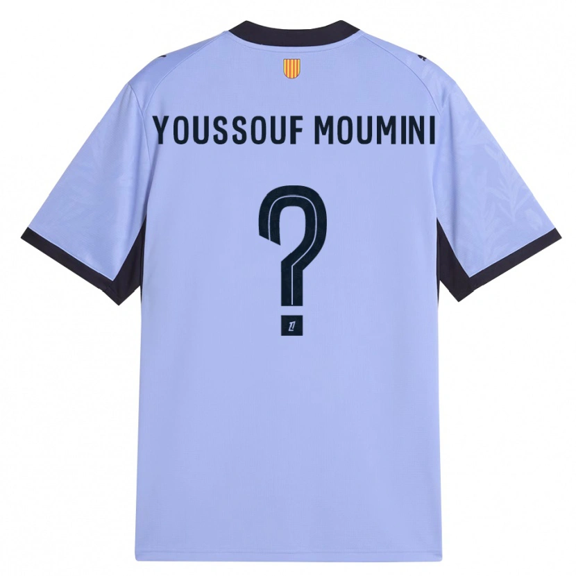 Danxen Mænd Yakine Youssouf Moumini #0 Lilla Sort Tredje Sæt Spillertrøjer 2026/27 Trøje T-Shirt