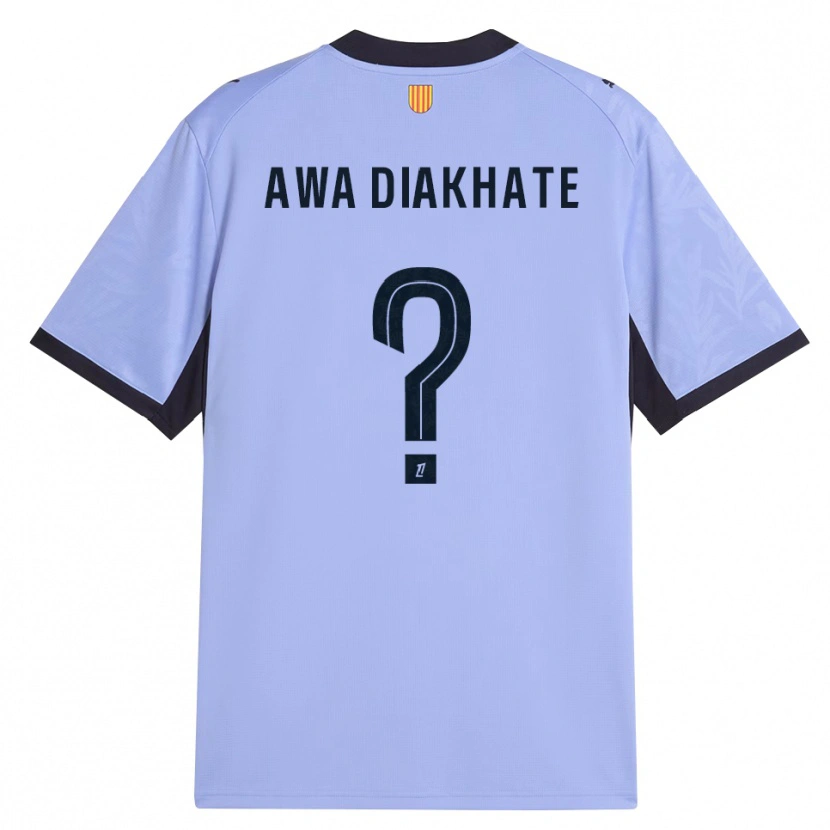 Danxen Mænd Ndeye Awa Diakhate #0 Lilla Sort Tredje Sæt Spillertrøjer 2026/27 Trøje T-Shirt