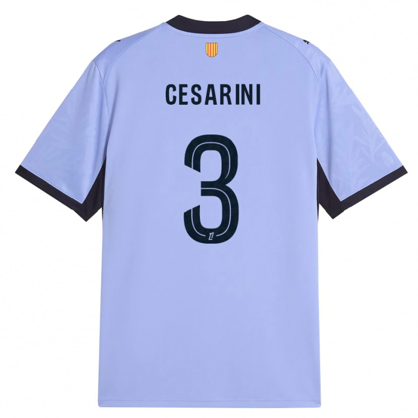 Danxen Mænd Gaëtan Cesarini #3 Lilla Sort Tredje Sæt Spillertrøjer 2026/27 Trøje T-Shirt