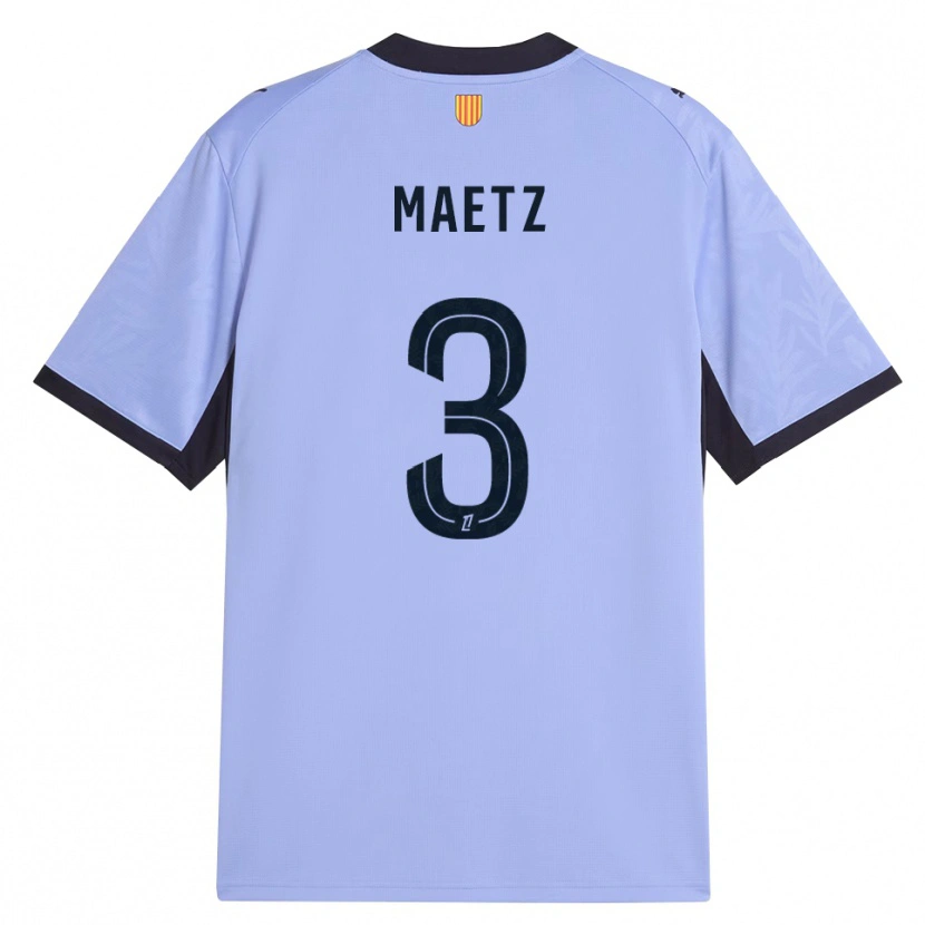 Danxen Mænd Agathe Maetz #3 Lilla Sort Tredje Sæt Spillertrøjer 2026/27 Trøje T-Shirt