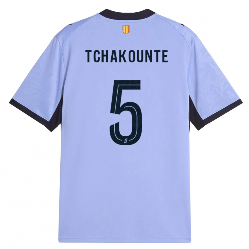 Danxen Mænd Annaëlle Tchakounté #5 Lilla Sort Tredje Sæt Spillertrøjer 2026/27 Trøje T-Shirt