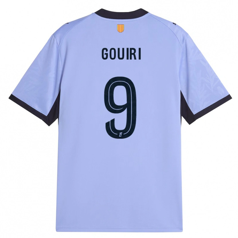 Danxen Mænd Amine Gouiri #9 Lilla Sort Tredje Sæt Spillertrøjer 2026/27 Trøje T-Shirt