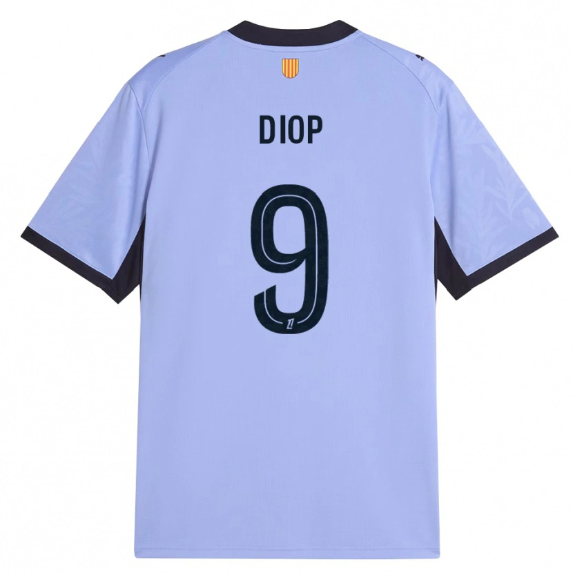 Danxen Mænd Mama Diop #9 Lilla Sort Tredje Sæt Spillertrøjer 2026/27 Trøje T-Shirt