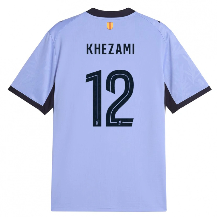 Danxen Mænd Roselène Khezami #12 Lilla Sort Tredje Sæt Spillertrøjer 2026/27 Trøje T-Shirt