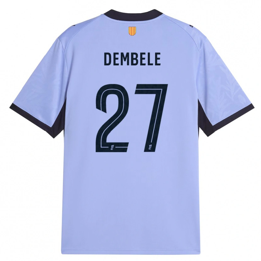 Danxen Mænd Coumba Dembélé #27 Lilla Sort Tredje Sæt Spillertrøjer 2026/27 Trøje T-Shirt