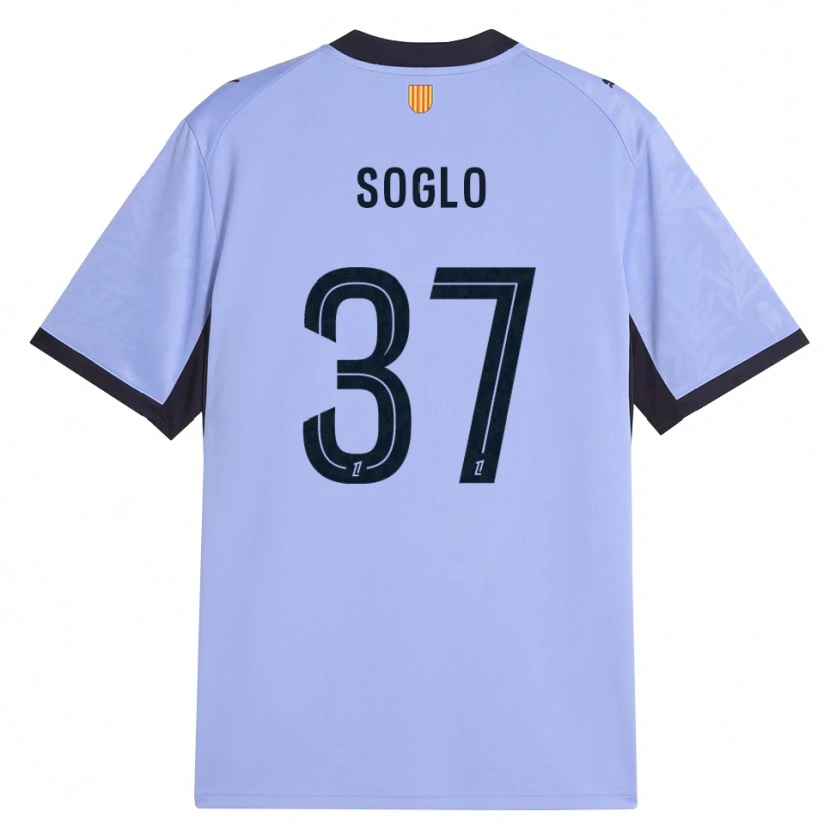 Danxen Mænd Emran Soglo #37 Lilla Sort Tredje Sæt Spillertrøjer 2026/27 Trøje T-Shirt