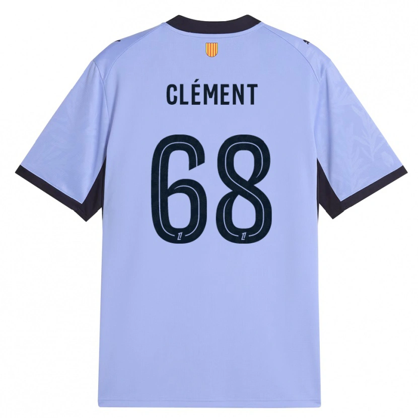Danxen Mænd Mathis Clément #68 Lilla Sort Tredje Sæt Spillertrøjer 2026/27 Trøje T-Shirt