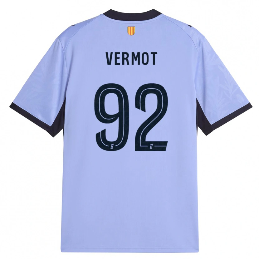 Danxen Mænd Théo Vermot #92 Lilla Sort Tredje Sæt Spillertrøjer 2026/27 Trøje T-Shirt