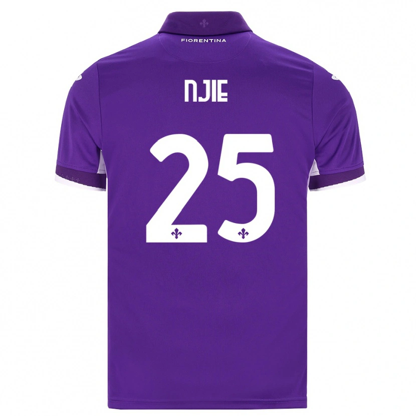 Danxen Mænd Alieu Njie #25 Lilla Hvid Pink Hjemmebane Spillertrøjer 2026/27 Trøje T-Shirt