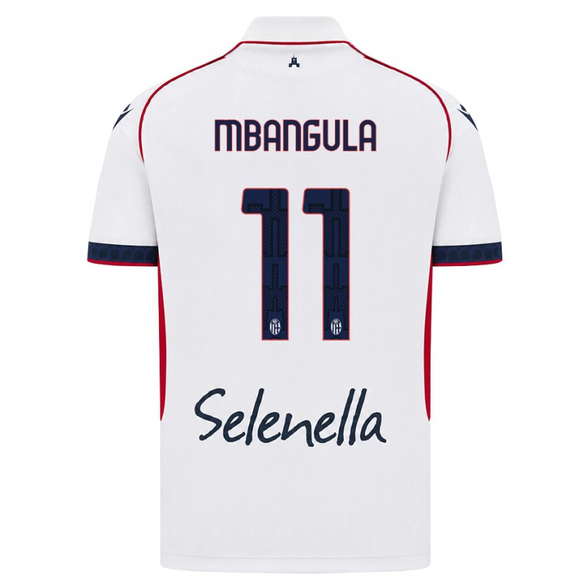 Danxen Mænd Samuel Mbangula #11 Hvid Rød Kongelig Blå Udebane Spillertrøjer 2026/27 Trøje T-Shirt