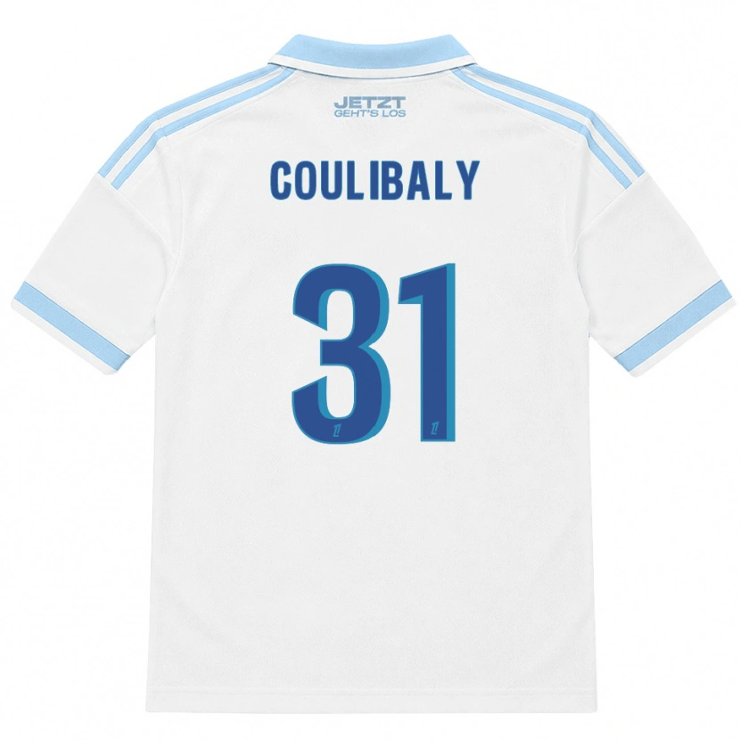 Danxen Mænd Karim Coulibaly #31 Lys Himmelblå Hvid Rød Udebane Spillertrøjer 2026/27 Trøje T-Shirt