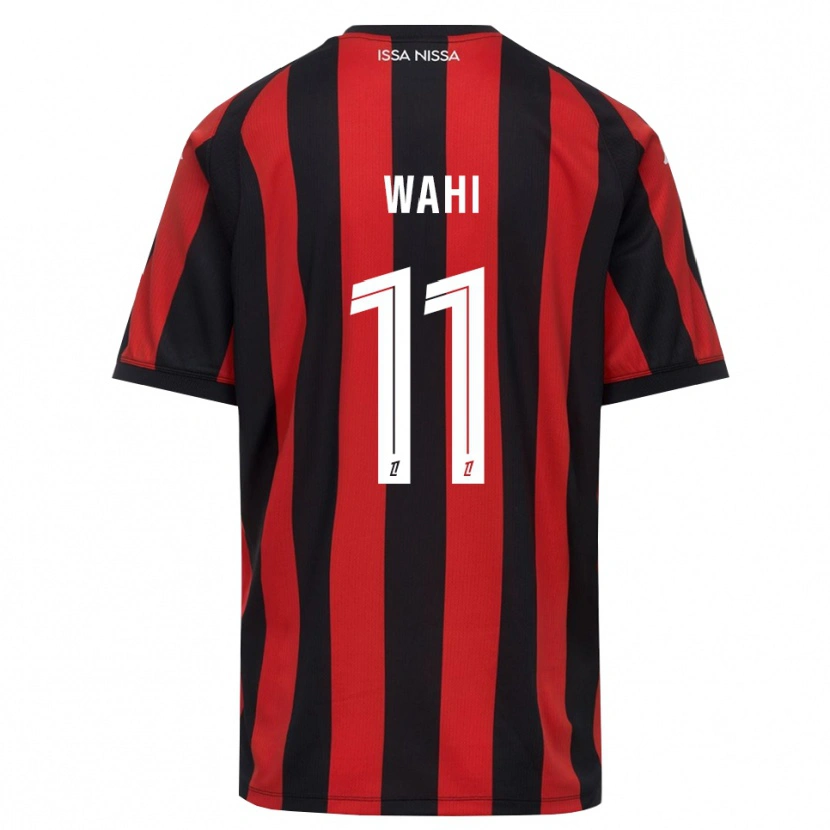 Danxen Mænd Elye Wahi #11 Rød Sort Hvid Hjemmebane Spillertrøjer 2026/27 Trøje T-Shirt