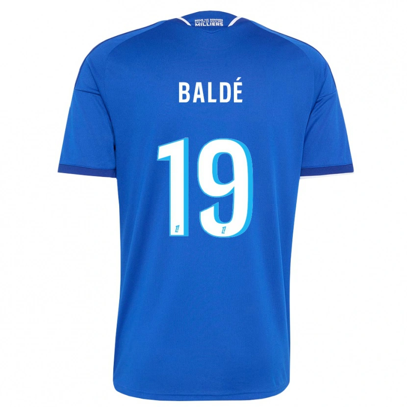Danxen Mænd Fábio Baldé #19 Kongeblå Hvid Hjemmebane Spillertrøjer 2026/27 Trøje T-Shirt