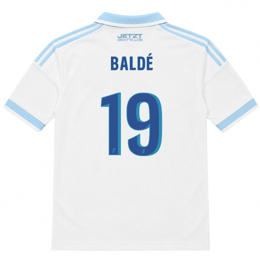 Danxen Mænd Fábio Baldé #19 Lys Himmelblå Hvid Rød Udebane Spillertrøjer 2026/27 Trøje T-Shirt