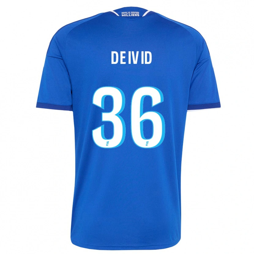 Danxen Kvinder Deivid Washington #36 Kongeblå Hvid Hjemmebane Spillertrøjer 2026/27 Trøje T-Shirt
