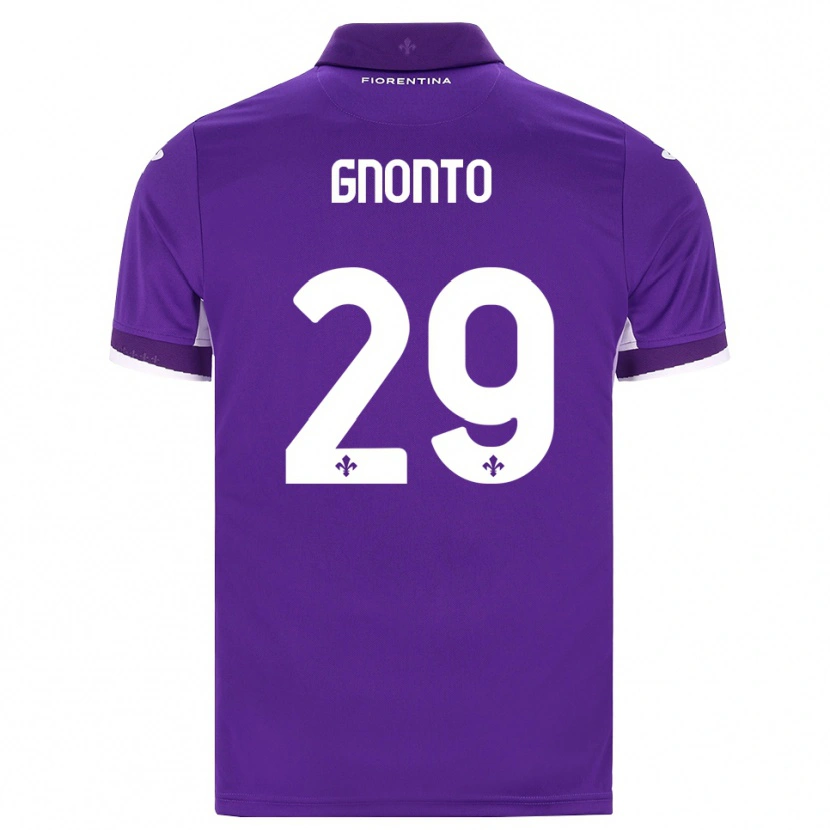 Danxen Kvinder Wilfried Gnonto #29 Lilla Hvid Pink Hjemmebane Spillertrøjer 2026/27 Trøje T-Shirt