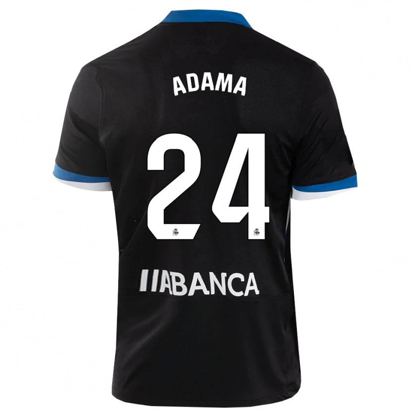 Danxen Kvinder Adama Traoré #24 Sort Blå Hvid Udebane Spillertrøjer 2026/27 Trøje T-Shirt