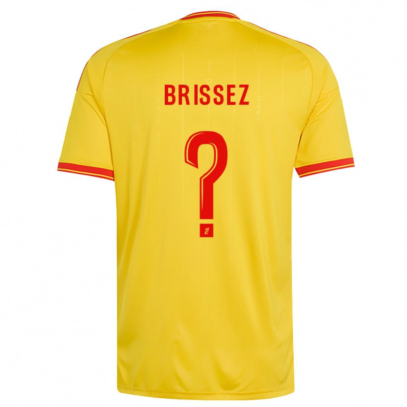 Danxen Kvinder Baptiste Brissez #0 Guld Orange Rød Hjemmebane Spillertrøjer 2026/27 Trøje T-Shirt