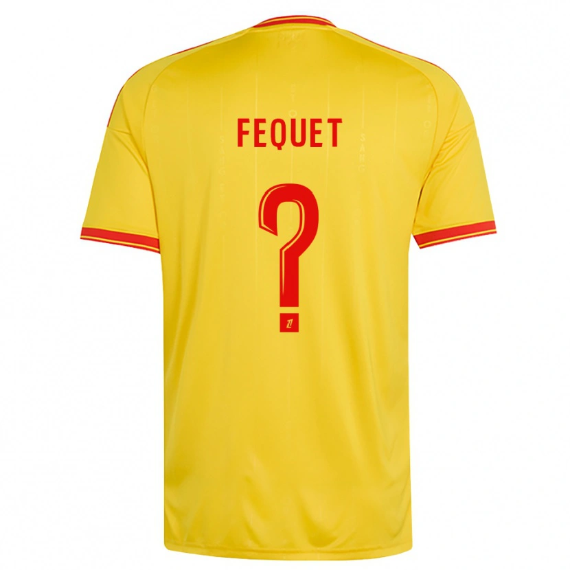 Danxen Kvinder Noa Fequet #0 Guld Orange Rød Hjemmebane Spillertrøjer 2026/27 Trøje T-Shirt