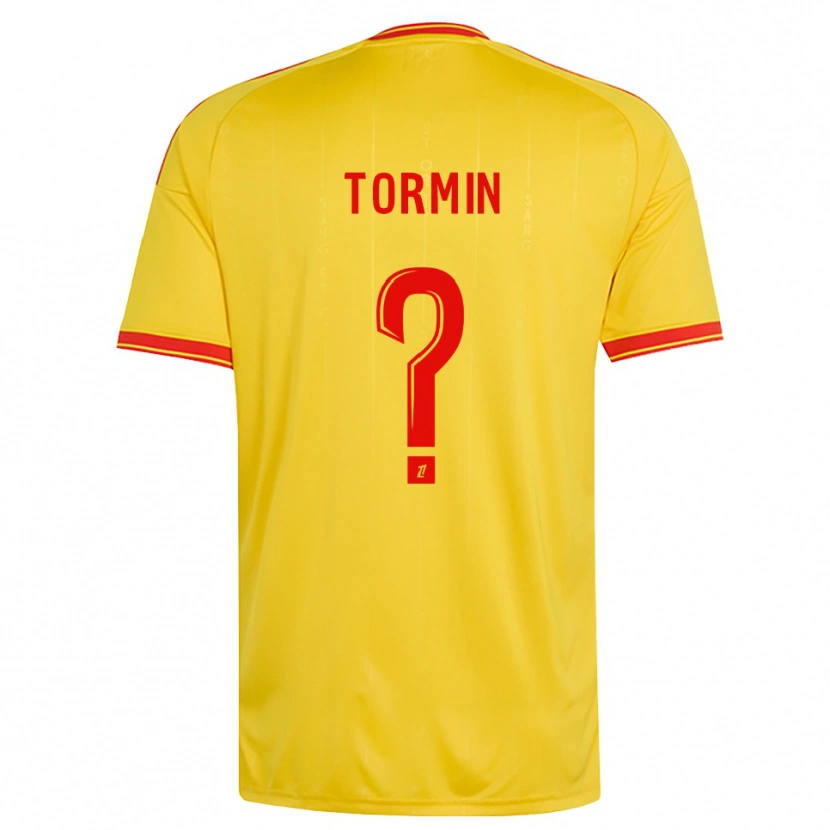 Danxen Kvinder Sean Tormin #0 Guld Orange Rød Hjemmebane Spillertrøjer 2026/27 Trøje T-Shirt