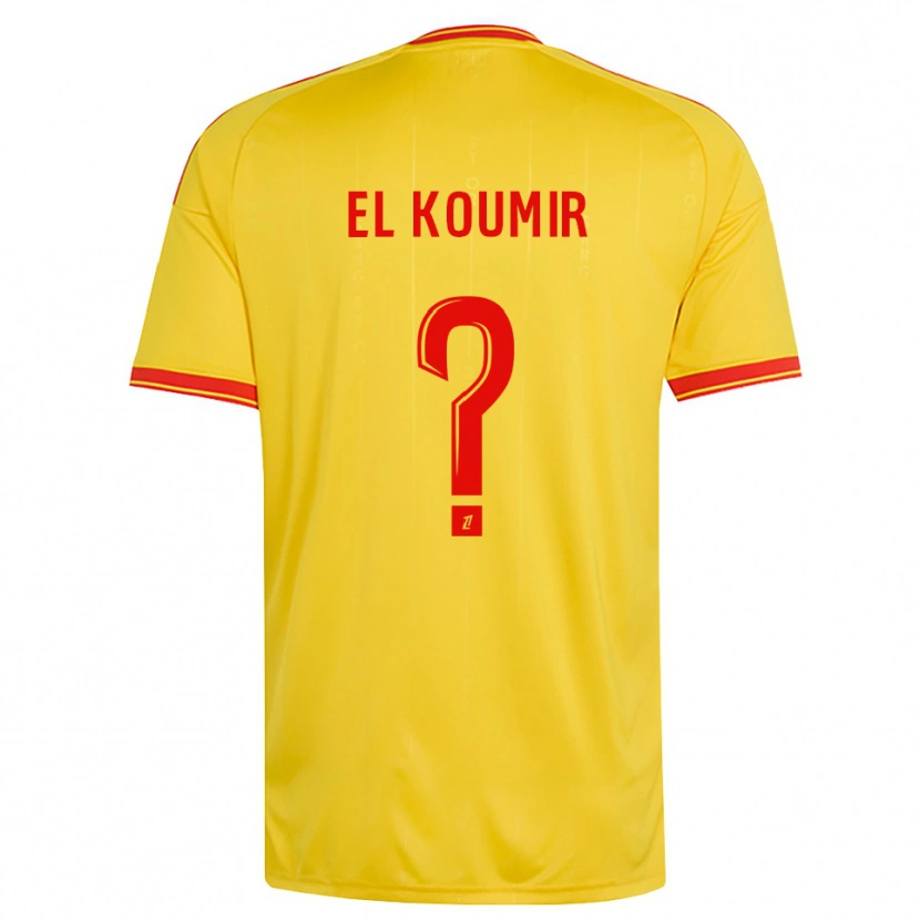 Danxen Kvinder Kaïna El Koumir #0 Guld Orange Rød Hjemmebane Spillertrøjer 2026/27 Trøje T-Shirt