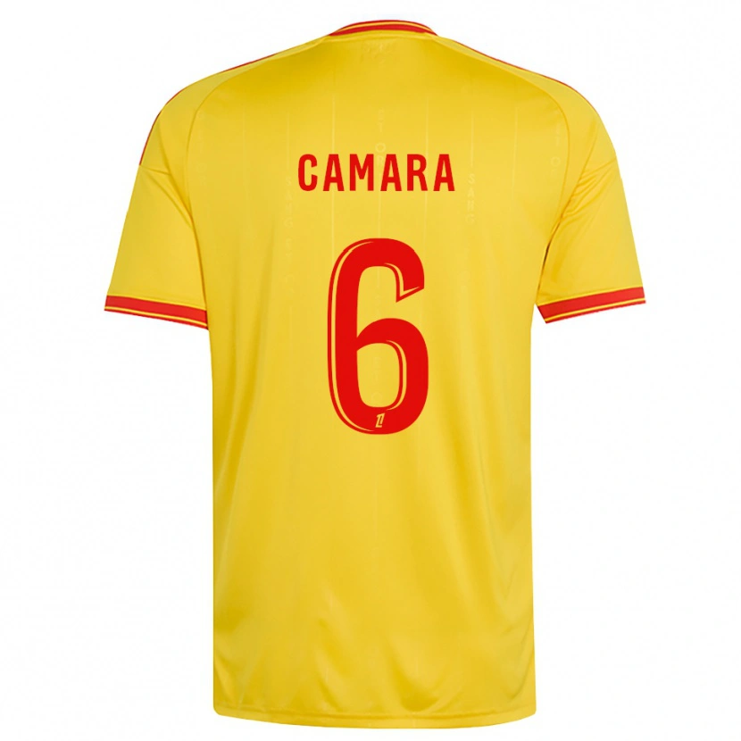 Danxen Kvinder Mamadou Camara #6 Guld Orange Rød Hjemmebane Spillertrøjer 2026/27 Trøje T-Shirt