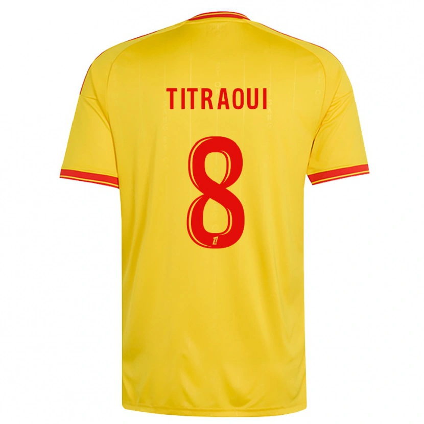 Danxen Kvinder Yacine Titraoui #8 Guld Orange Rød Hjemmebane Spillertrøjer 2026/27 Trøje T-Shirt